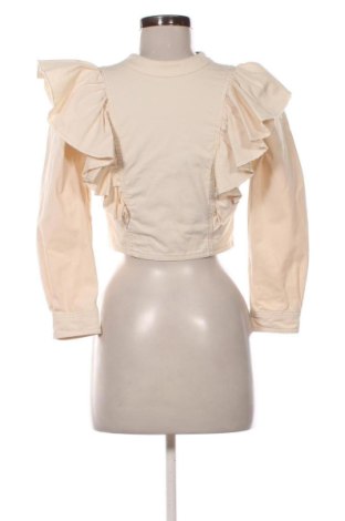 Damen Shirt Bershka, Größe S, Farbe Ecru, Preis € 9,78