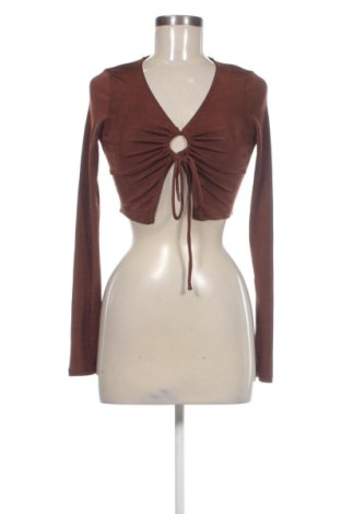 Damen Shirt Bershka, Größe XS, Farbe Braun, Preis € 12,99