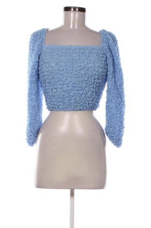 Дамска блуза Bershka, Размер M, Цвят Син, Цена 10,22 €, #136498731