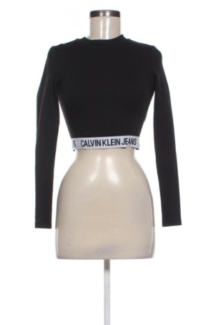 Damen Shirt Calvin Klein Jeans, Größe XS, Farbe Schwarz, Preis 22,99 €
