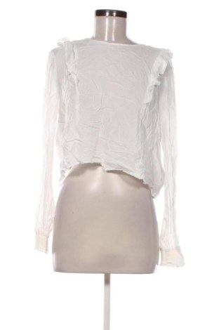 Damen Shirt Gina Tricot, Größe L, Farbe Weiß, Preis 13,99 €