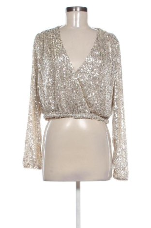 Bluză de femei H&M, Mărime M, Culoare Auriu, Preț 60,99 Lei