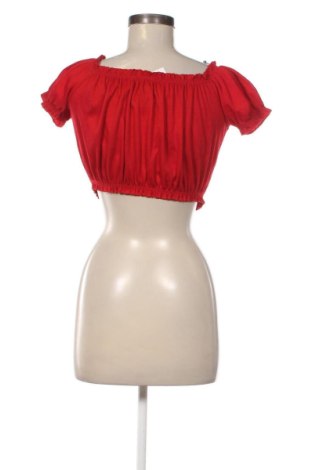 Bluzka damska H&M Divided, Rozmiar M, Kolor Czerwony, Cena 51,99 zł