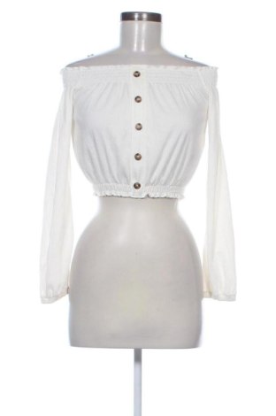 Damen Shirt H&M Divided, Größe XS, Farbe Ecru, Preis 12,99 €