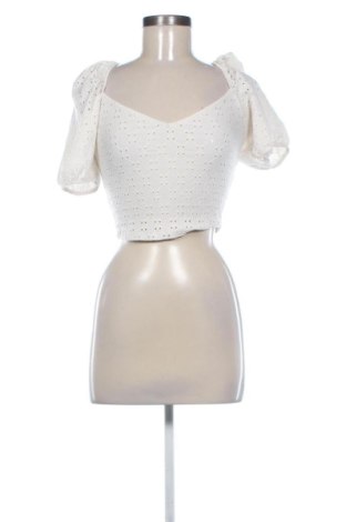 Damen Shirt H&M Divided, Größe S, Farbe Ecru, Preis 10,00 €