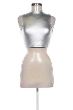 Bluzka damska SHEIN, Rozmiar M, Kolor Srebrzysty, Cena 83,99 zł