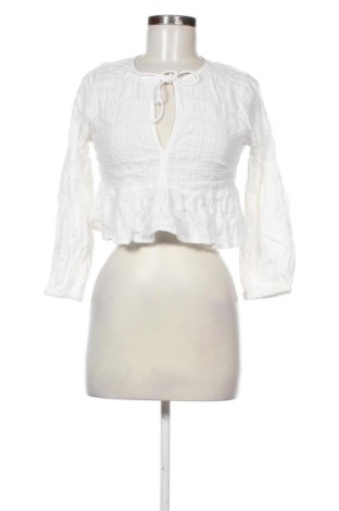 Bluzka damska Stradivarius, Rozmiar S, Kolor Biały, Cena 51,99 zł