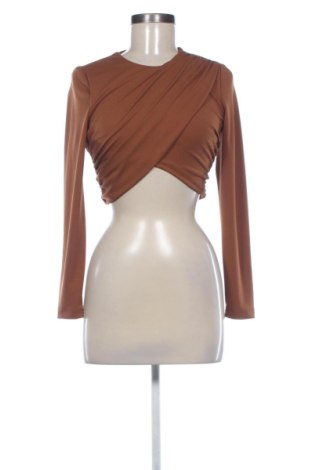 Γυναικεία μπλούζα Zara, Μέγεθος XS, Χρώμα Καφέ, Τιμή 16,99 €