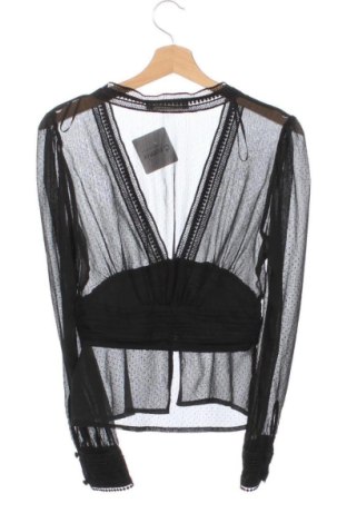 Дамска блуза Zara, Размер XS, Цвят Черен, Цена 14,31 €