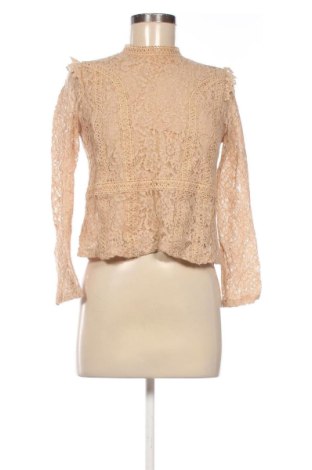 Дамска блуза Zara, Размер S, Цвят Бежов, Цена 13,81 €