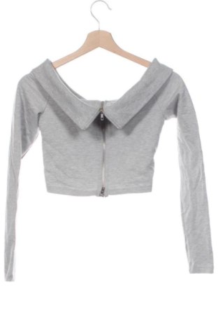 Cardigan de damă Bershka, Mărime XS, Culoare Gri, Preț 38,99 Lei, #136410581