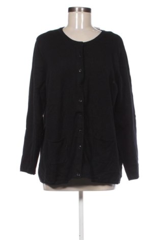 Damen Strickjacke Clarina Collection, Größe XXL, Farbe Schwarz, Preis 19,99 €