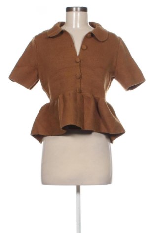 Дамска жилетка Zara, Размер M, Цвят Кафяв, Цена 9,20 €, #136401541