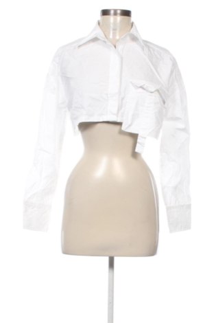 Cămașă de femei Bershka, Mărime XS, Culoare Alb, Preț 79,99 Lei