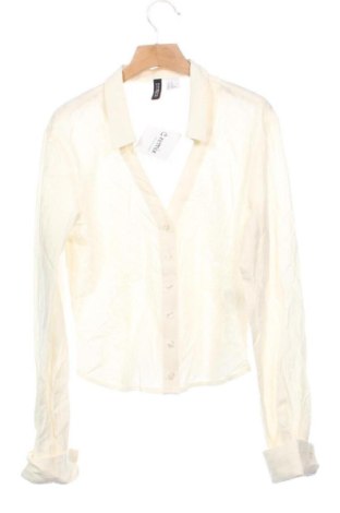 Дамска риза H&M Divided, Размер XS, Цвят Екрю, Цена 13,29 €