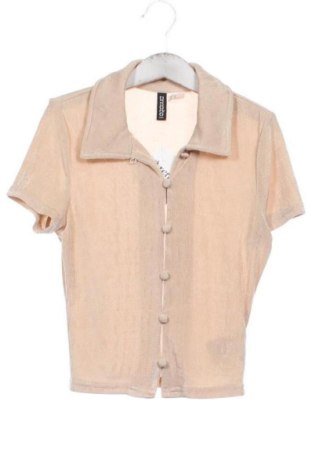 Dámska košeľa  H&M Divided, Veľkosť XS, Farba Béžová, Cena  15,95 €
