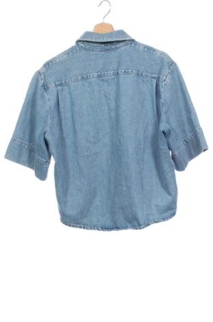 Cămașă de femei Zara, Mărime XS, Culoare Albastru, Preț 85,99 Lei