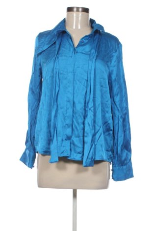 Cămașă de femei Zara, Mărime M, Culoare Albastru, Preț 85,99 Lei