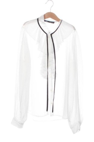 Damenbluse Zara, Größe XS, Farbe Weiß, Preis 17,99 €