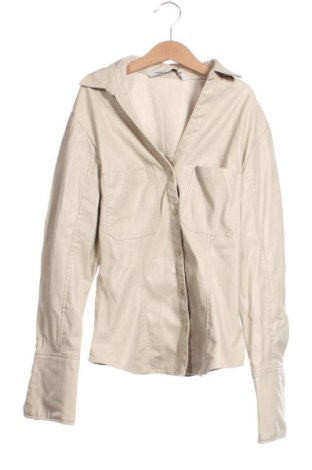 Дамска риза Zara, Размер XS, Цвят Бежов, Цена 14,00 €
