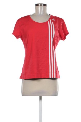 Γυναικείο t-shirt Adidas, Μέγεθος L, Χρώμα Κόκκινο, Τιμή 16,99 €