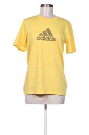 Damen T-Shirt Adidas, Größe M, Farbe Gelb, Preis 17,99 €