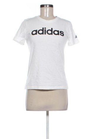 Damen T-Shirt Adidas, Größe S, Farbe Weiß, Preis 17,99 €