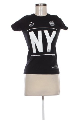 Γυναικείο t-shirt Adidas, Μέγεθος XS, Χρώμα Μαύρο, Τιμή 14,00 €
