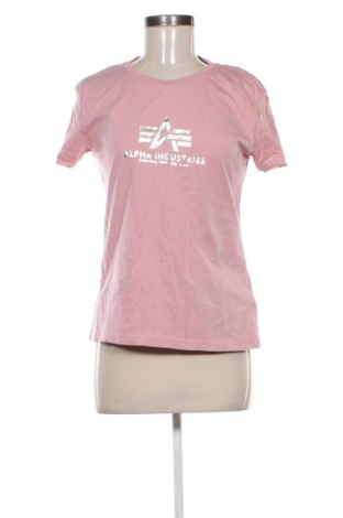 Γυναικείο t-shirt Alpha Industries, Μέγεθος S, Χρώμα Ρόζ , Τιμή 29,50 €
