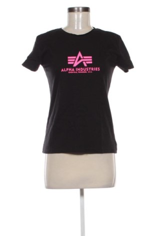 Γυναικείο t-shirt Alpha Industries, Μέγεθος S, Χρώμα Μαύρο, Τιμή 29,50 €