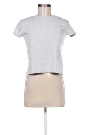 Damen T-Shirt Bershka, Größe XS, Farbe Grau, Preis 9,00 €, #136481741