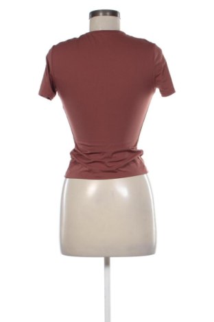 Damski T-shirt Bershka, Rozmiar XS, Kolor Brązowy, Cena 38,03 zł