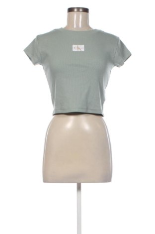 Дамска тениска Calvin Klein Jeans, Размер M, Цвят Зелен, Цена 39,88 €
