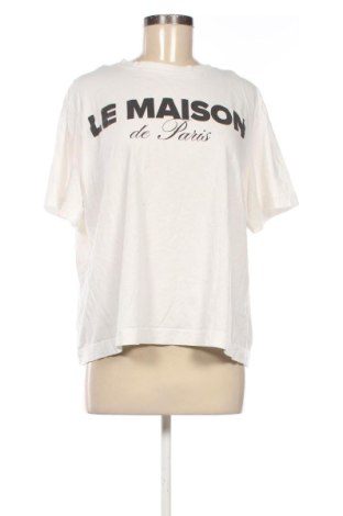 Damski T-shirt H&M, Rozmiar L, Kolor Biały, Cena 46,25 zł