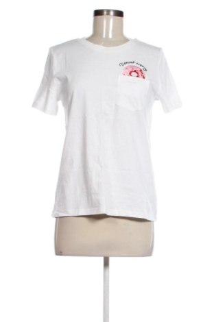 Tricou de femei H&M, Mărime S, Culoare Alb, Preț 72,99 Lei, #136469124
