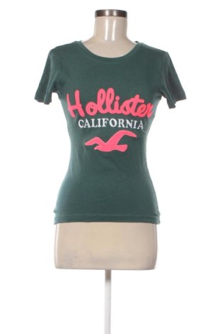 Damski T-shirt Hollister, Rozmiar S, Kolor Zielony, Cena 48,99 zł