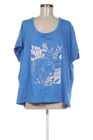 Damski T-shirt Kiabi, Rozmiar XXL, Kolor Niebieski, Cena 75,99 zł