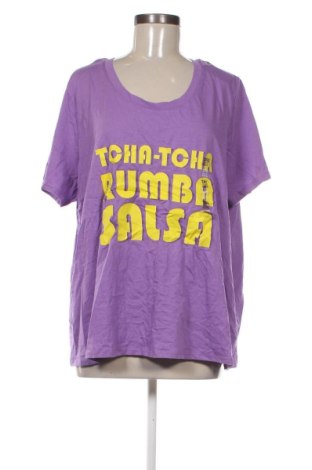 Дамска тениска Kiabi, Размер XXL, Цвят Лилав, Цена 14,82 €