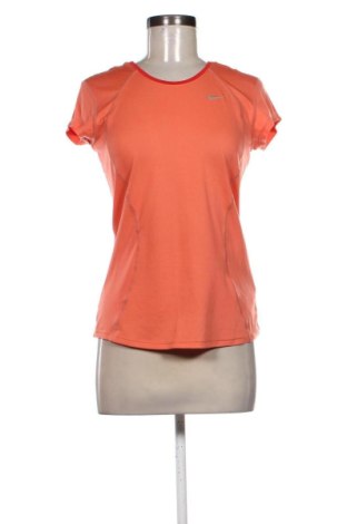 Γυναικείο t-shirt Nike, Μέγεθος S, Χρώμα Πορτοκαλί, Τιμή 14,00 €