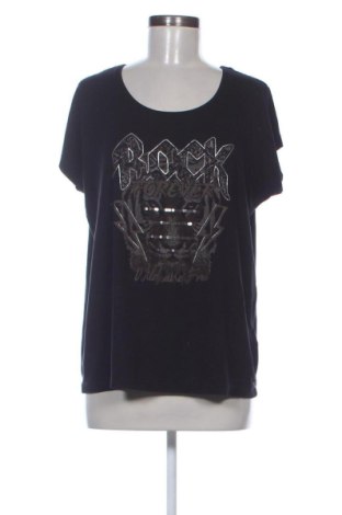 Γυναικείο t-shirt Poools, Μέγεθος XL, Χρώμα Μαύρο, Τιμή 11,99 €
