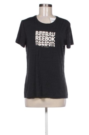 Γυναικείο t-shirt Reebok, Μέγεθος L, Χρώμα Μαύρο, Τιμή 16,99 €