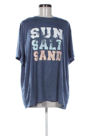 Damen T-Shirt SHEIN, Größe 4XL, Farbe Blau, Preis € 11,99