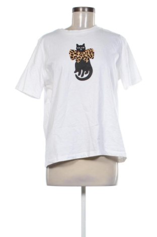 Дамска тениска Sinsay, Размер L, Цвят Бял, Цена 8,63 €