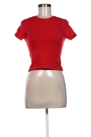 Tricou de femei Sinsay, Mărime XS, Culoare Roșu, Preț 45,00 Lei, #136493758
