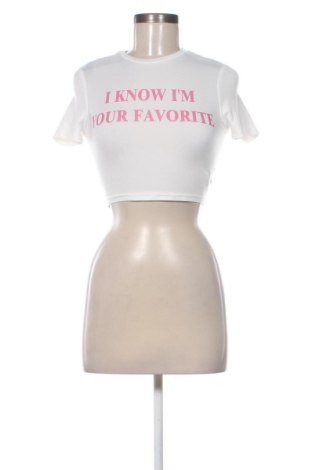 Γυναικείο t-shirt Sinsay, Μέγεθος S, Χρώμα Λευκό, Τιμή 9,00 €
