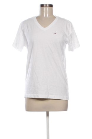 Damen T-Shirt Tommy Jeans, Größe S, Farbe Weiß, Preis 17,46 €