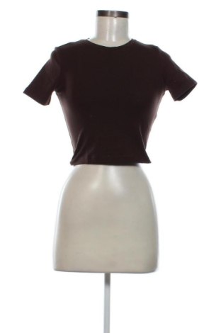 Damen T-Shirt Zara, Größe S, Farbe Braun, Preis 6,00 €, #136488728