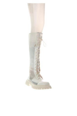 Damenstiefel Unbranded, Größe 38, Farbe Ecru, Preis € 48,00