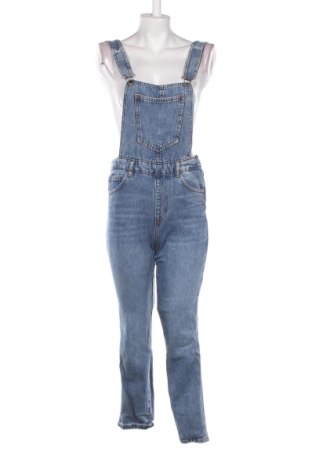 Salopetă lungă de damă Stradivarius, Mărime S, Culoare Albastru, Preț 65,99 Lei