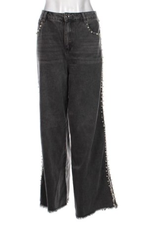 Damskie jeansy Anewsta, Rozmiar XL, Kolor Szary, Cena 95,33 zł, #136511430
